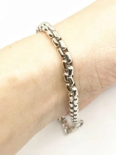 ヴィンテージ 刻印 ゴールド チェーン リンク ブレスレット M051603)750刻印 K18 YG ブレスレット チェーン 18金